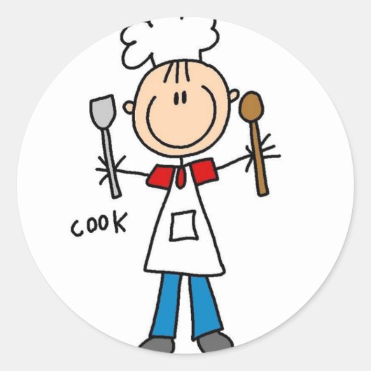 Sticker de Cook Figure Sticker (Devant)