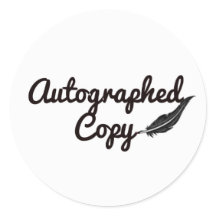 Sticker de copie autographié
