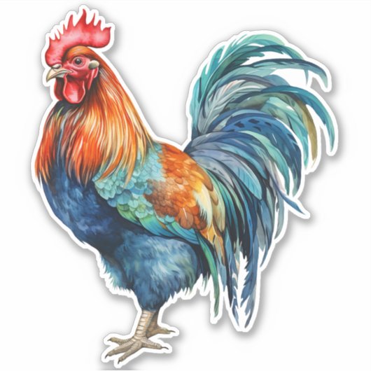 Sticker de coq (Devant)