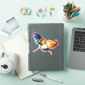 Sticker de coq (Couverture iPad)