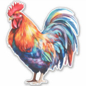 Sticker de coq (Devant)