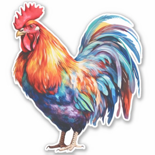 Sticker de coq (Devant)