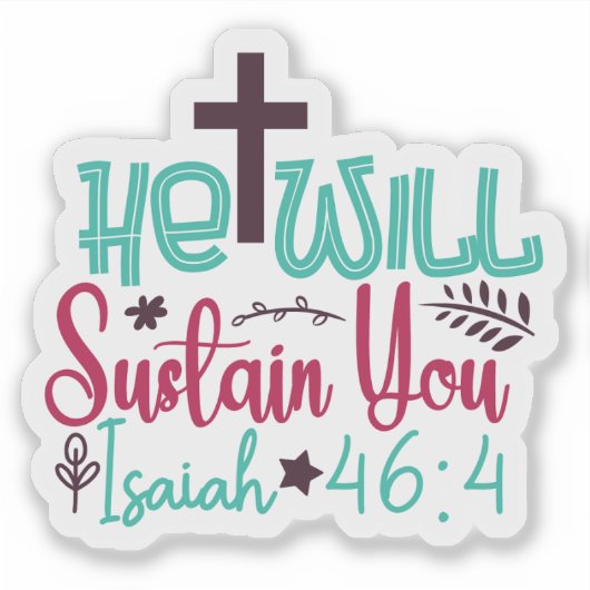 Sticker de couplet de la Bible (Devant)