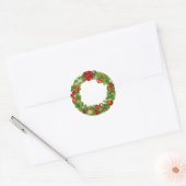 Sticker de couronne de Noël (Enveloppe)