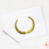 Sticker de couronne Gold Laurel (Enveloppe)