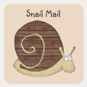 Sticker de courrier électronique d'escargot (Devant)