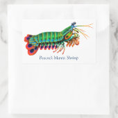 Sticker de créature de crevette Peacock Mantis (Sac)