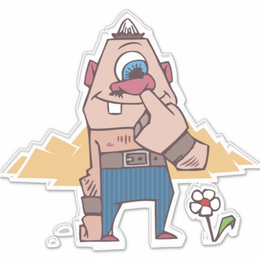 STICKER DE DÉCALE DE VOITURE DE GARS DE FUNNY NESE (Devant)