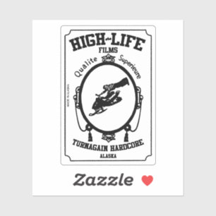 Sticker de découpe à plat Zig Zag (Turnagain Hard