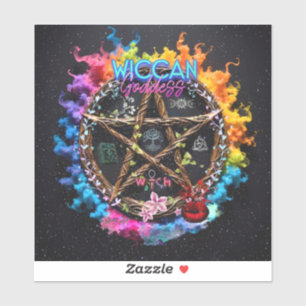 Sticker de déesse Wiccan