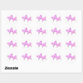 Sticker de design pour papillons roses (Feuille)
