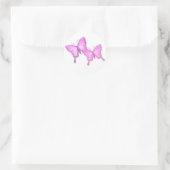 Sticker de design pour papillons roses (Sac)