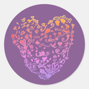 Sticker de dessin Coeur
