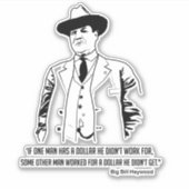 Sticker de devis Big Bill Haywood (Devant)