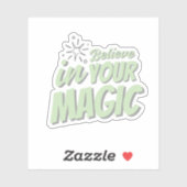 Sticker de devis inspirant (Feuille)