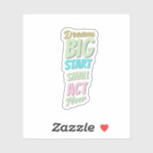 Sticker de devis inspirant (Feuille)