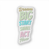 Sticker de devis inspirant (Devant)