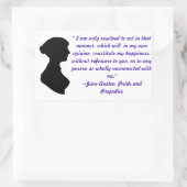 Sticker de devis Jane Austen (Sac)