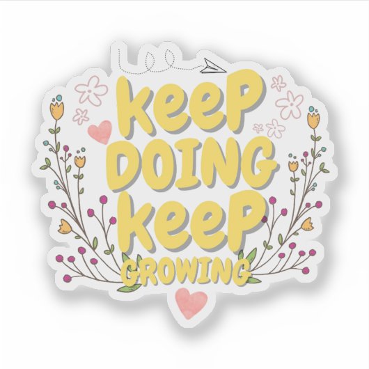 Sticker de devis motivationnel (Devant)