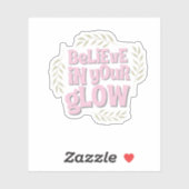 Sticker de devis motivationnel (Feuille)