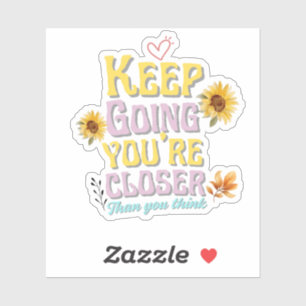 Sticker de devis motivationnel