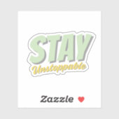 Sticker de devis motivationnel (Feuille)