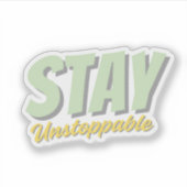 Sticker de devis motivationnel (Devant)