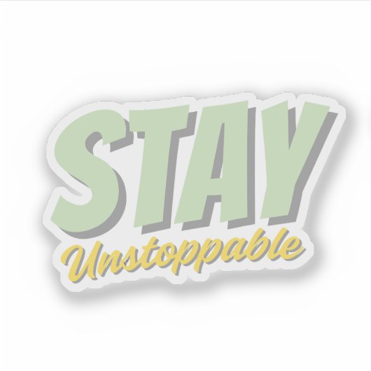 Sticker de devis motivationnel (Devant)