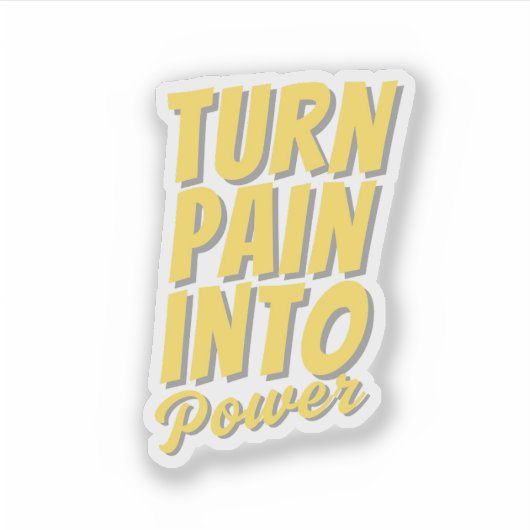 Sticker de devis motivationnel (Devant)