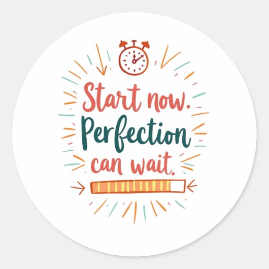 Sticker de devis motivationnel (Devant)