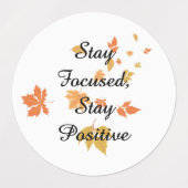 Sticker de devis motivationnel | Étiquettes (Design 1)