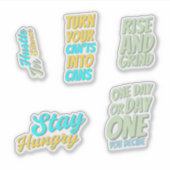 Sticker de devis motivationnels (Devant)