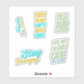 Sticker de devis motivationnels (Feuille)