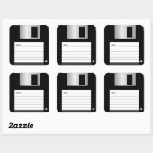 Sticker de disquette classique 3,5 pouces (Feuille)