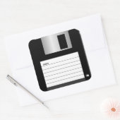 Sticker de disquette classique 3,5 pouces (Enveloppe)