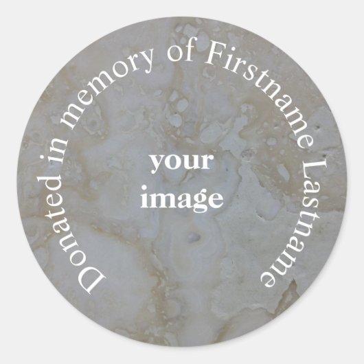 Sticker de don de livre pierre (Devant)