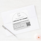 Sticker de droit de chalet personnalisable (Enveloppe)