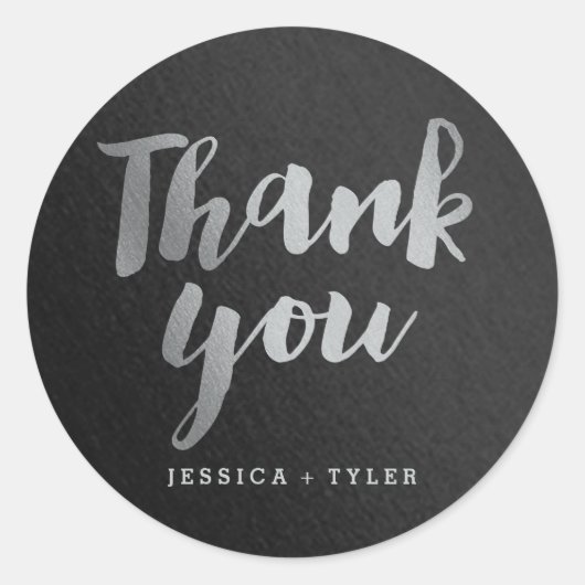 Sticker de faveur de mariage de la promesse brilla (Devant)