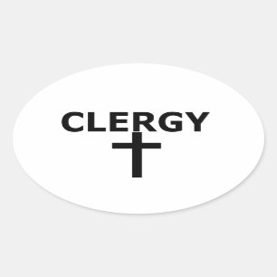 Sticker de fenêtre de clergé