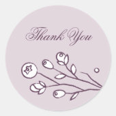 Sticker de fermeture Mariage de fleurs vintages -  (Devant)