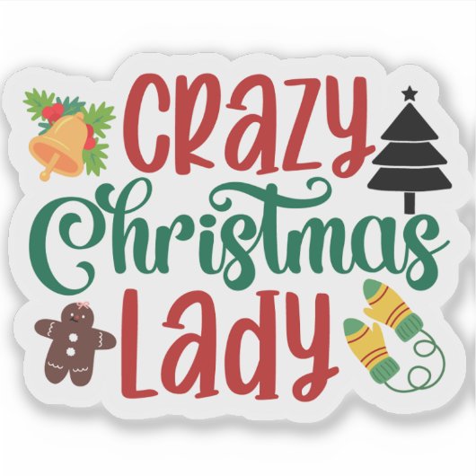 Sticker de fête coloré (Devant)