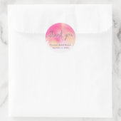 Sticker de Fête des mariées de Merci de rêve dynam (Sac)