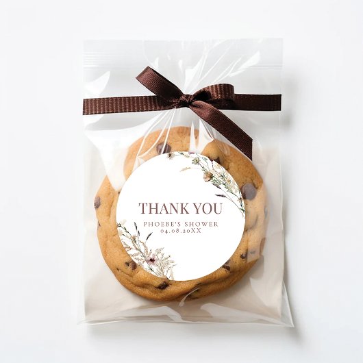 Sticker de Fête des mariées Fleur sauvage aquarell