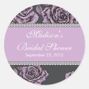Sticker de Fête des mariées Rose vintage Lavender