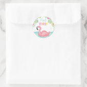 Sticker de Flamant rose Pool Tropical Pool Flotte (Sac)