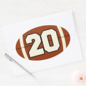 Sticker de football numéro 20 (Enveloppe)