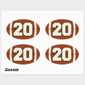 Sticker de football numéro 20 (Feuille)