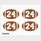 Sticker de football numéro 24 (Feuille)