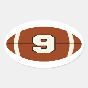 Sticker de football numéro 9