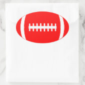 Sticker de football rouge (Sac)